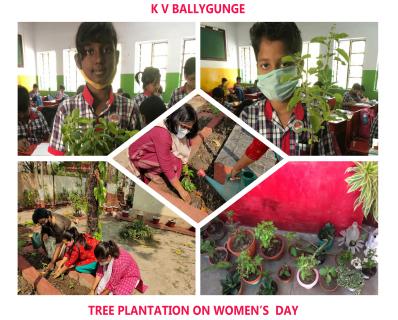 TREE PLANTATION ON WOMEN'S DAY